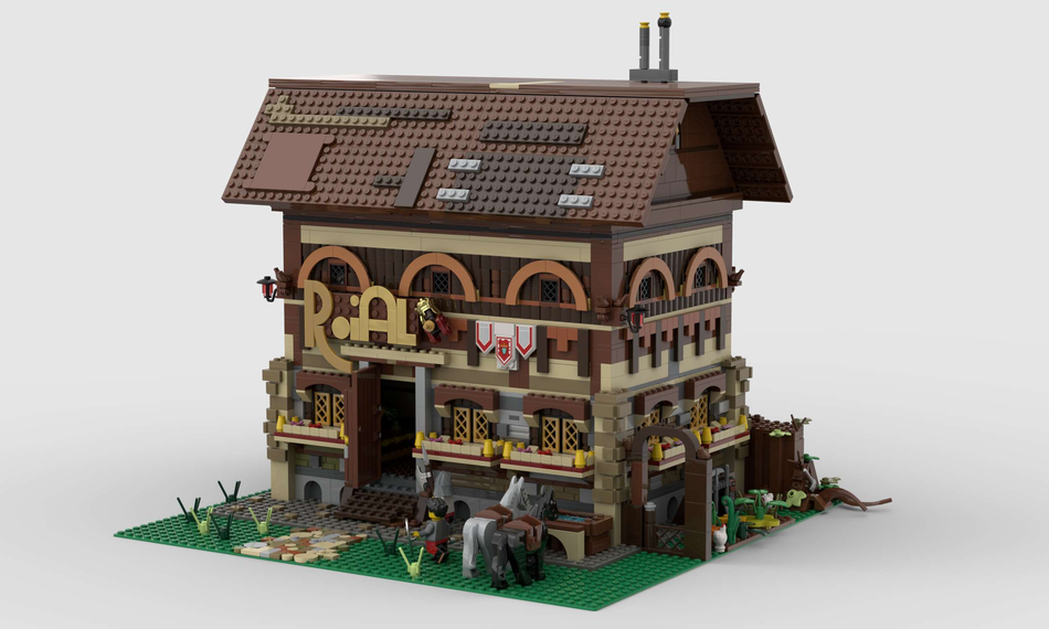 LEGO IDEAS - Medieval Inn by the Gatehouse