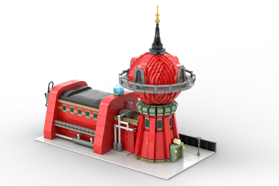 LEGO IDEAS Futurama Planet Express Headquarter Spaceship and the Crew