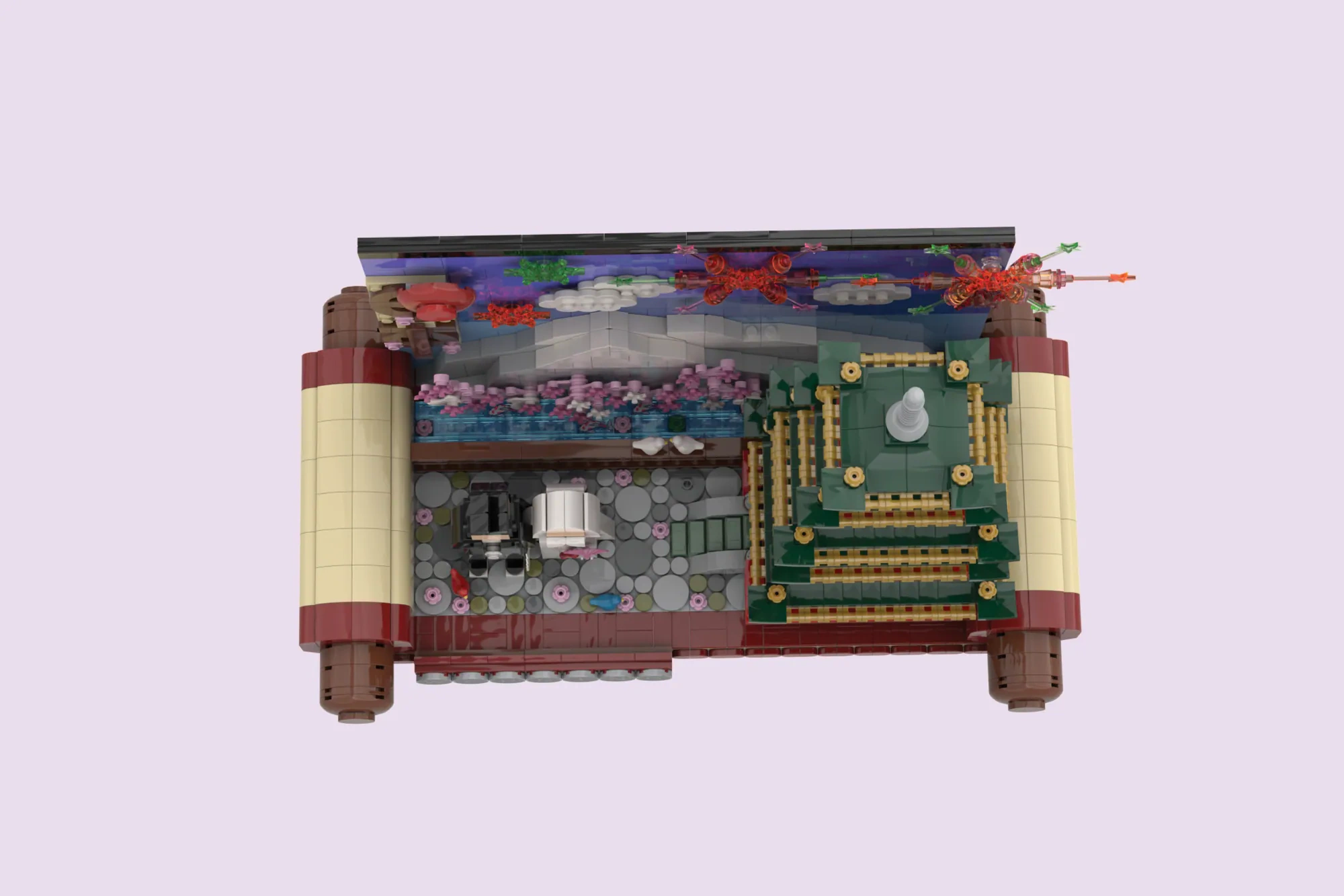 Japanese Kimono Wedding Scroll | LEGO® Ideas