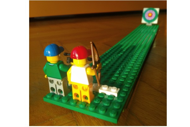 Lego archery hotsell