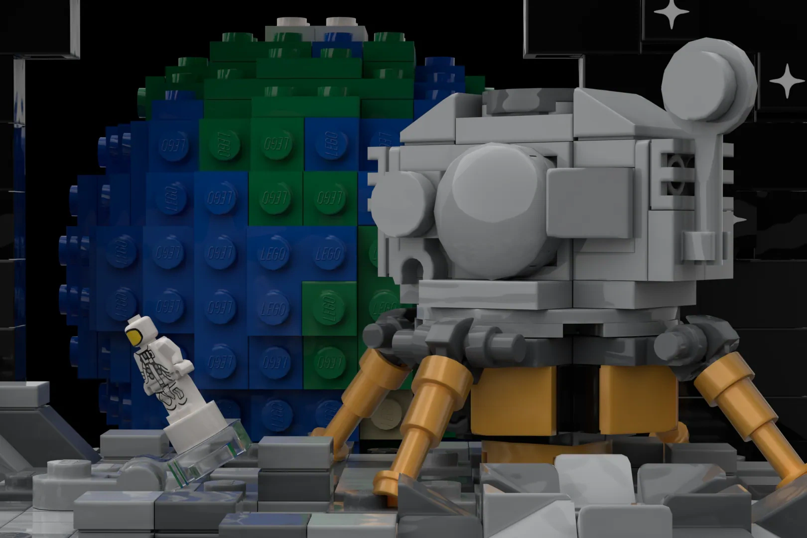 Micro Moon Landing | LEGO® Ideas