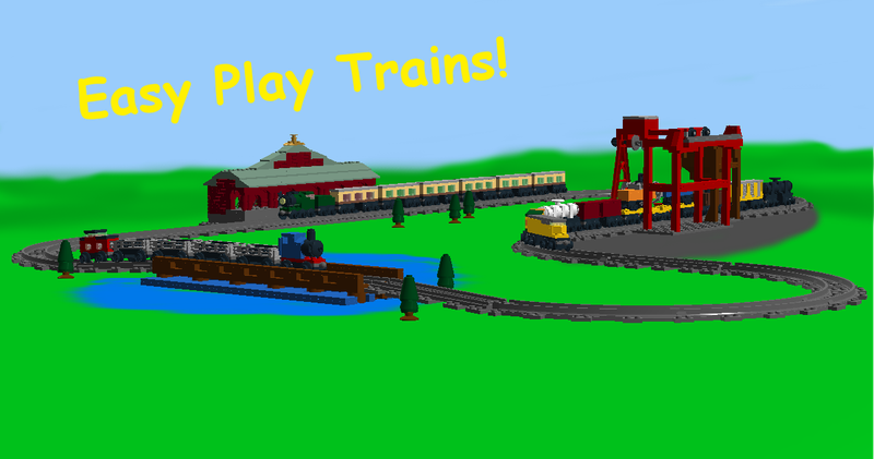 easy lego train