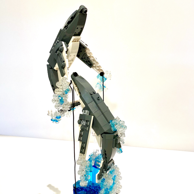 Humpback whale lego new arrivals