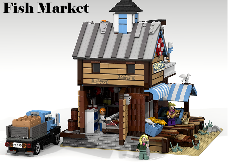 LEGO IDEAS - Sea Food Market