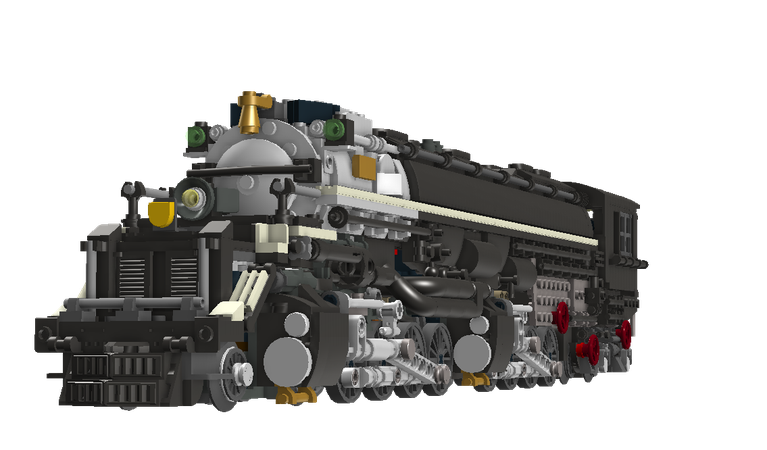 lego steam engine moc