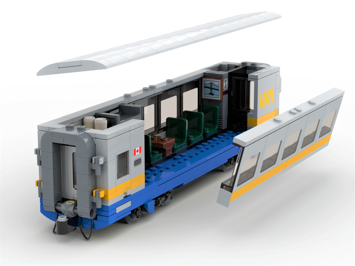 Lego via 2024 rail train