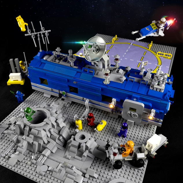 LEGO IDEAS 90th Anniversary Space Celebrations Moon Base Is