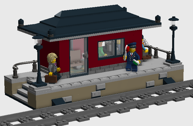 Railway station online lego