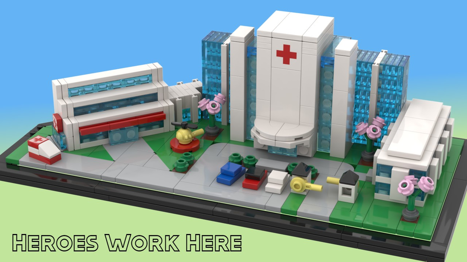 Lego hospital hot sale ideas