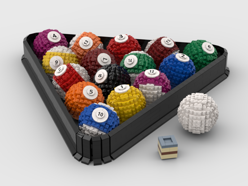 Lego billiard hot sale