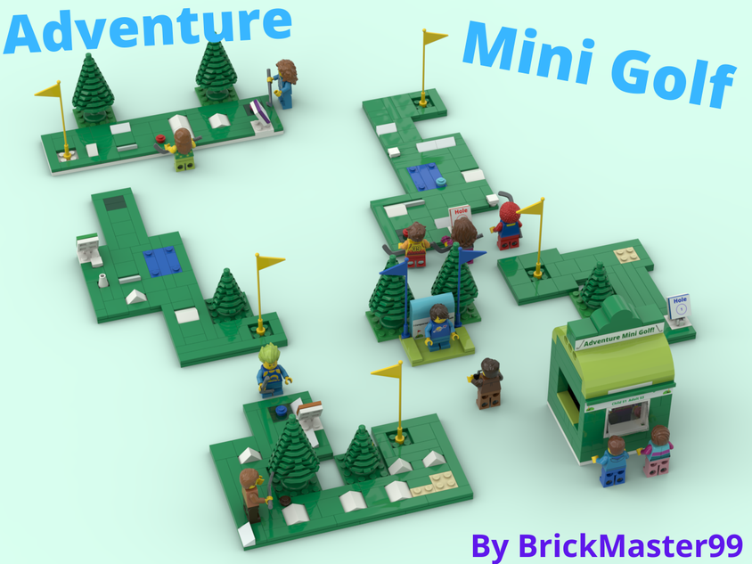 Mini golf lego new arrivals