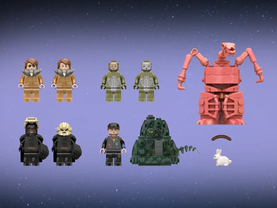 Red dwarf lego discount minifigures