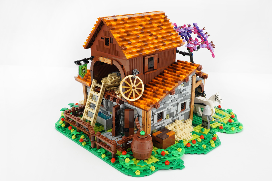 LEGO IDEAS - Medieval Fortified Farm and Stables