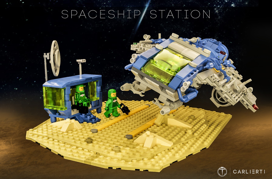 Lego classic space station on sale