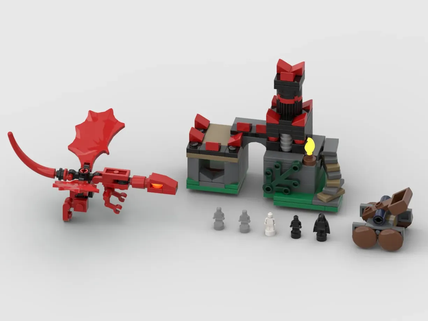 Lego dragon online mountain