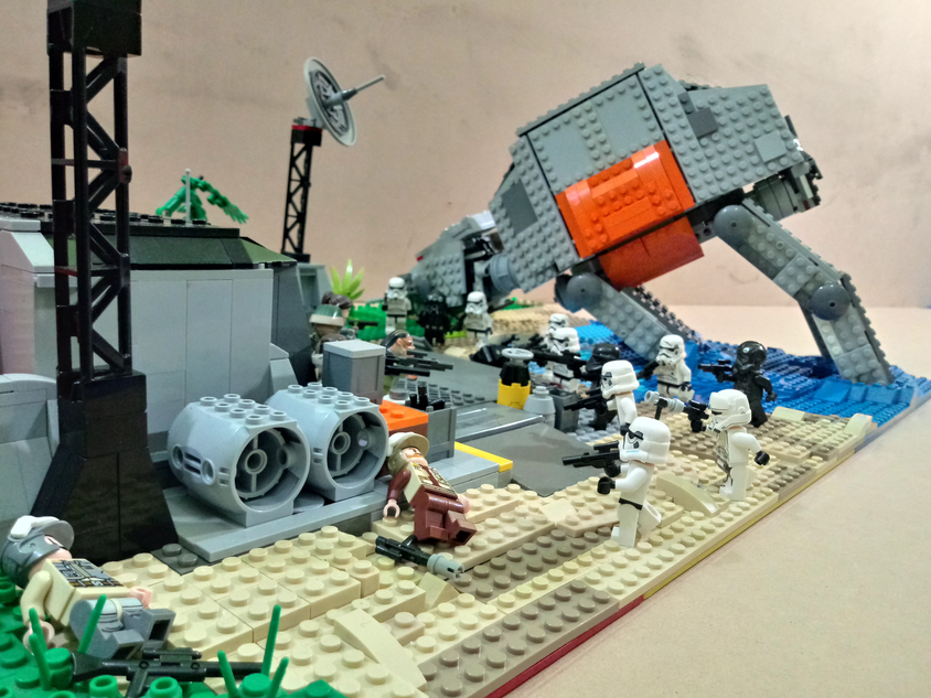 This Rogue One Lego Diorama was seriously impressive : r/StarWars