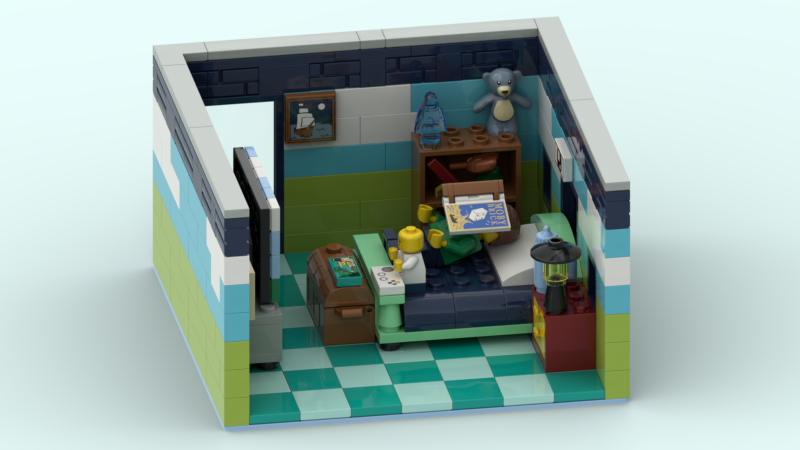 Small lego best sale house ideas