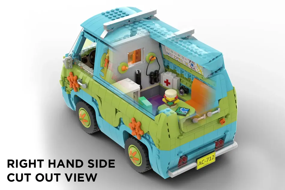 Mystery machine van discount lego