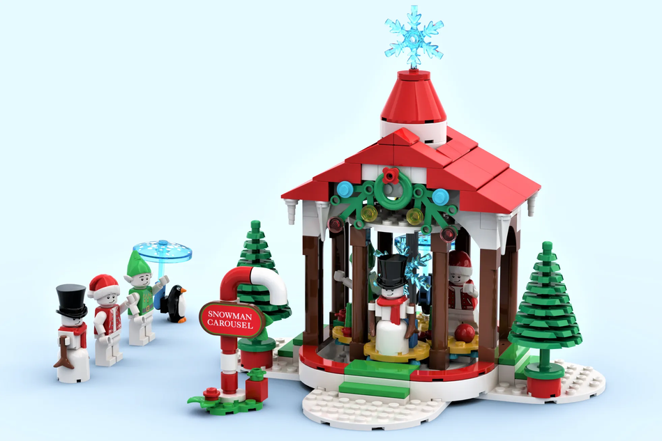 lego snowman set