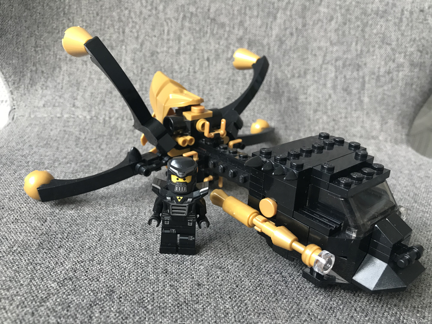 Lego 2025 black spaceship