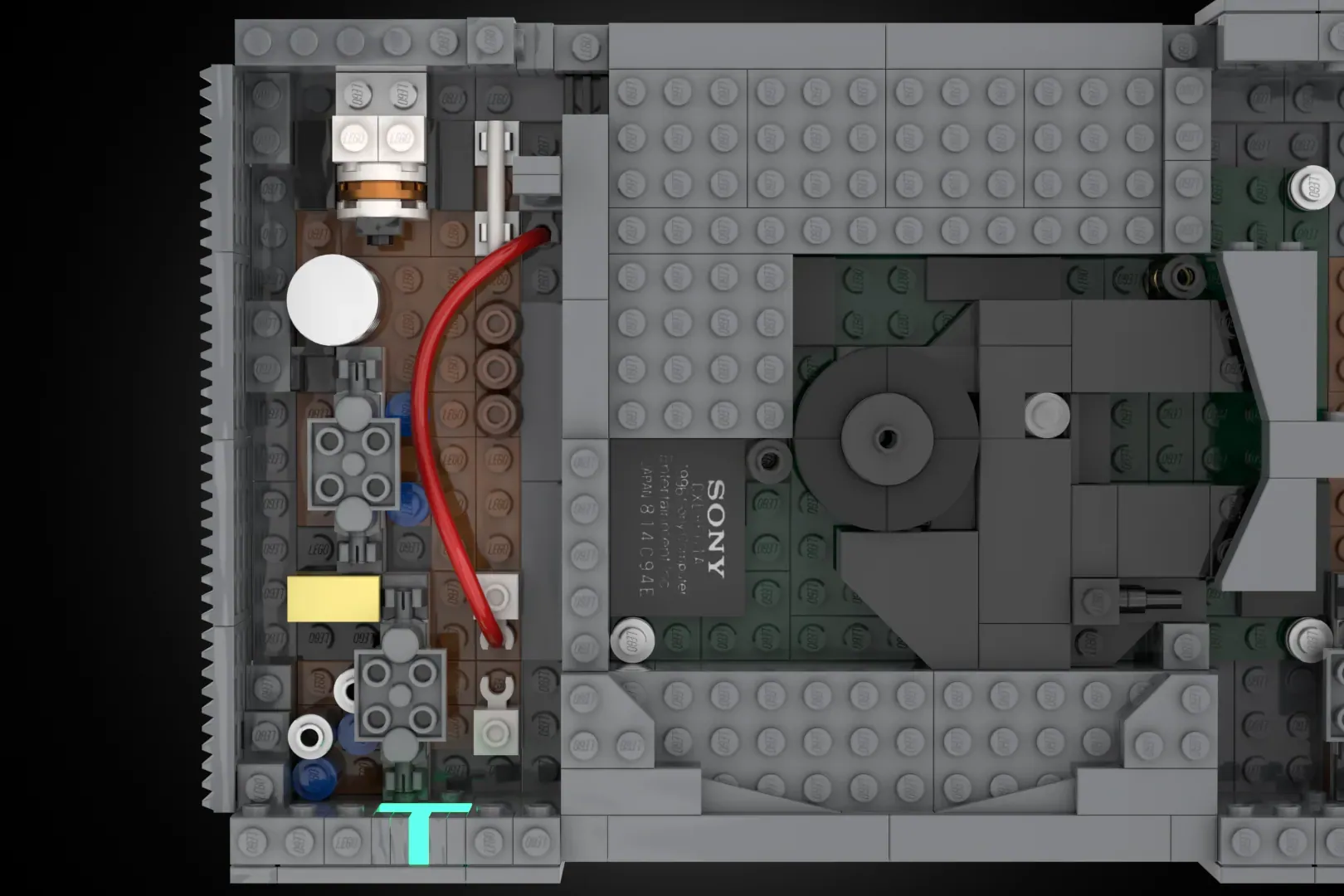 LEGO Ideas Sony PlayStation project open view