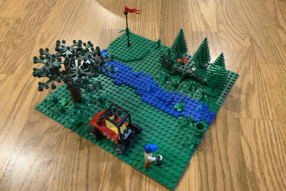 Lego golf sales course set