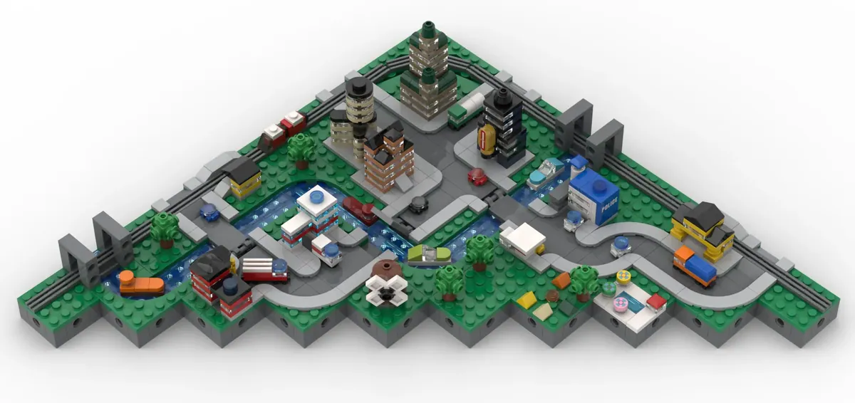 Lego discount small town