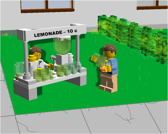 lego friends lemonade stand