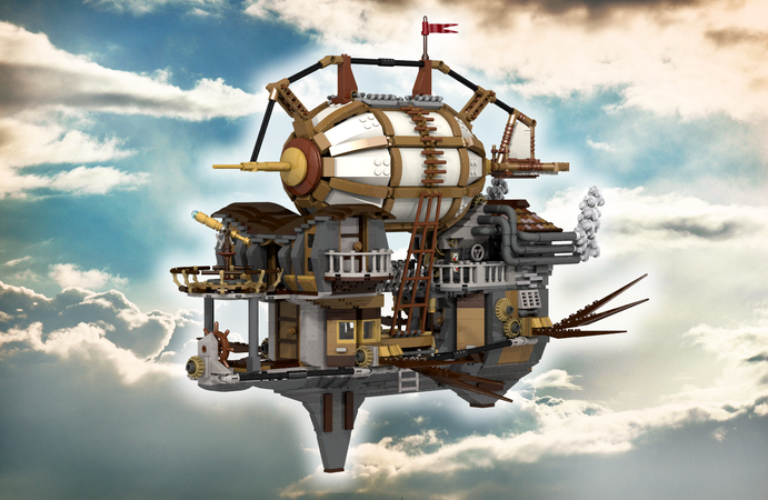 lego airship moc