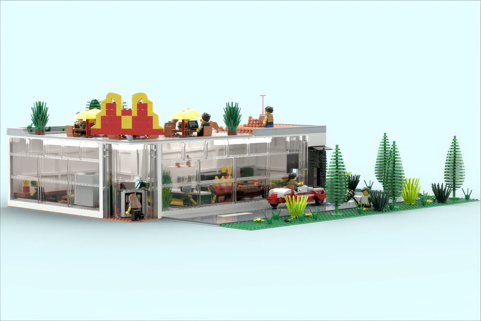 LEGO IDEAS Green Designed McDonald s Restaurant