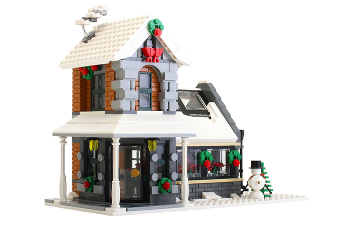 lego winter cottage