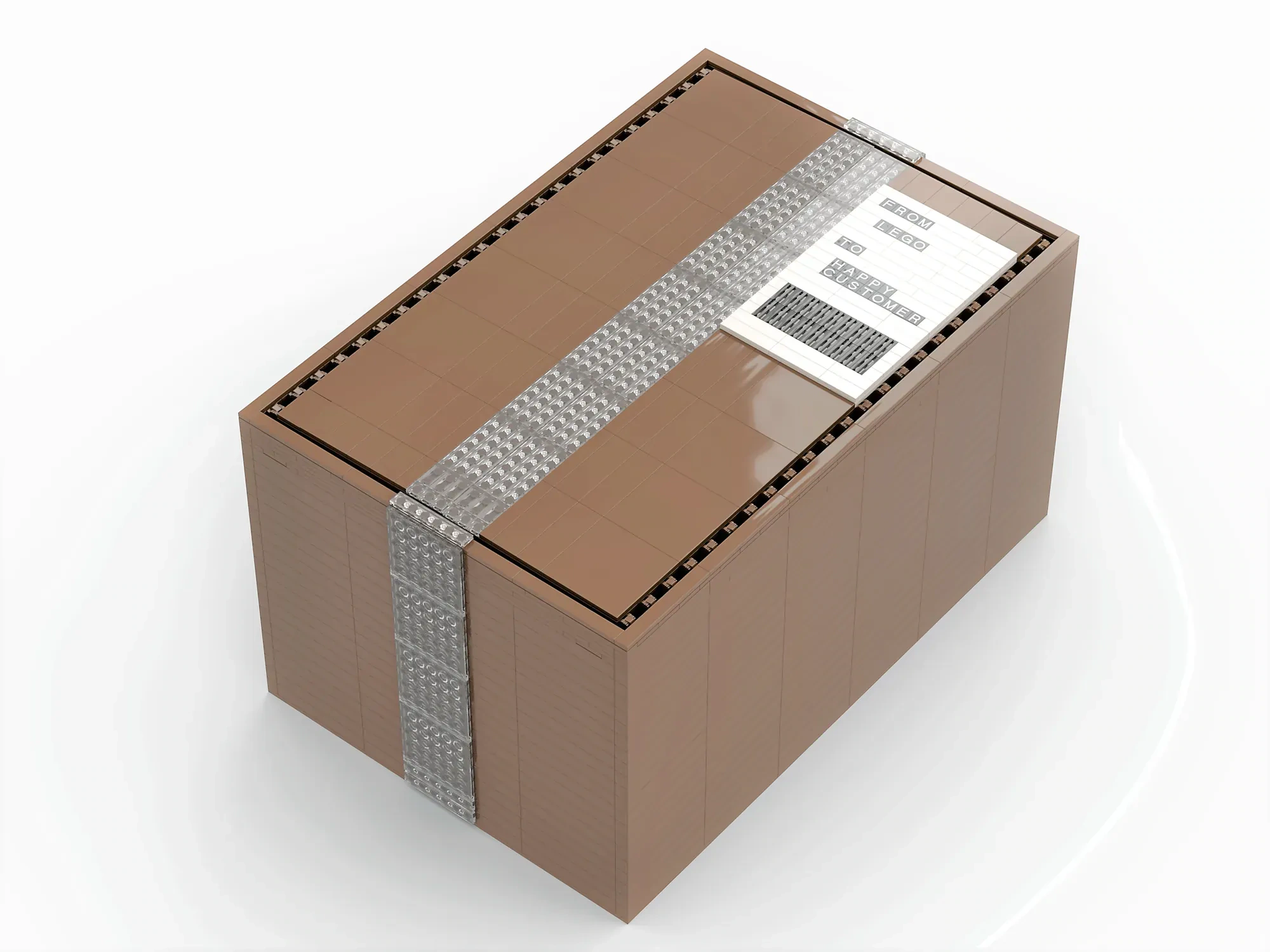 Shipping Box With Opening Flaps | LEGO® Ideas