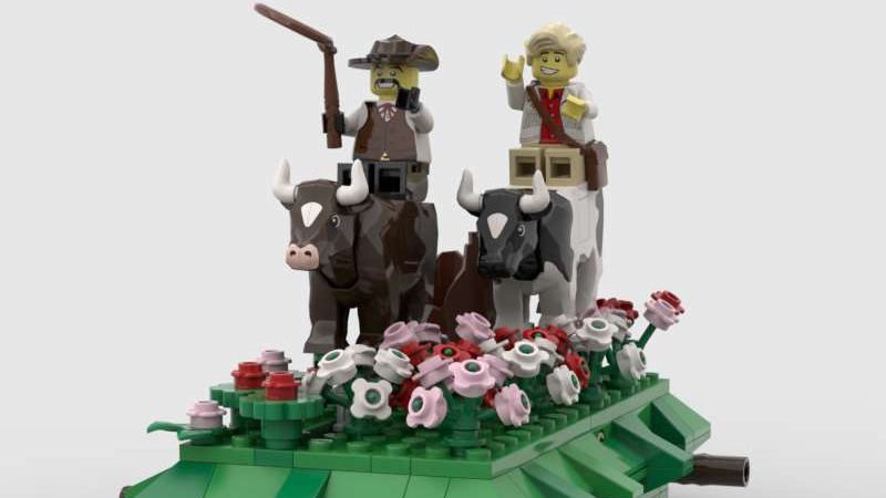 LEGO IDEAS Build that holiday into THAT holiday Cow Racing