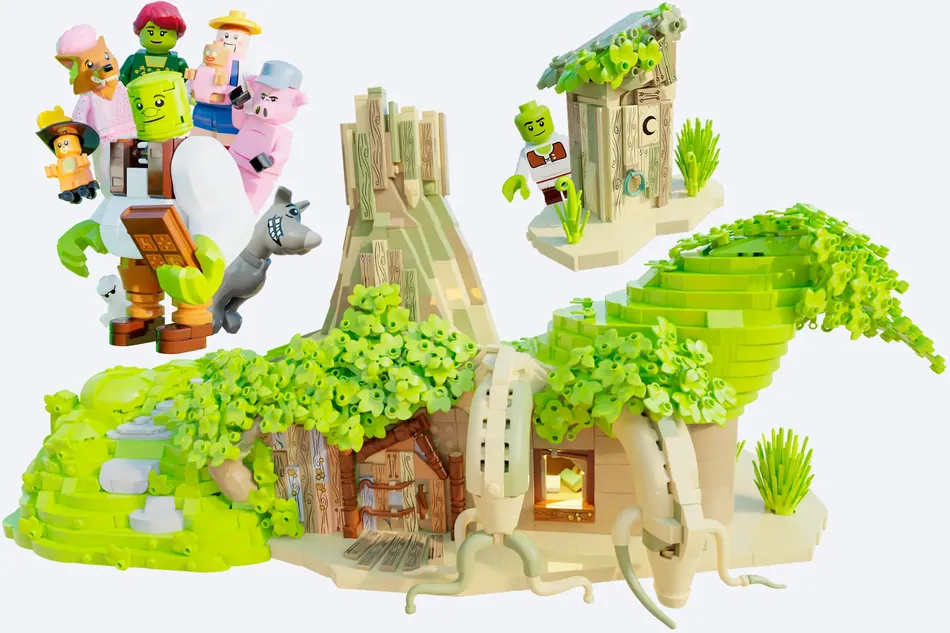 LEGO Ideas Dreamwork s Shrek Swamp Achieves 10 000 Supporters The Brick Fan