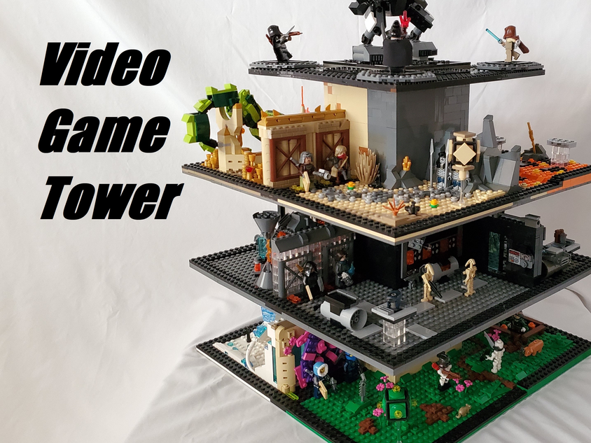 Lego discount tower game