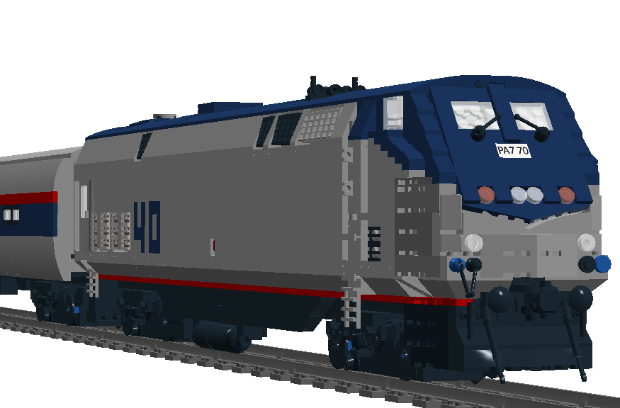 Lego amtrak train store set