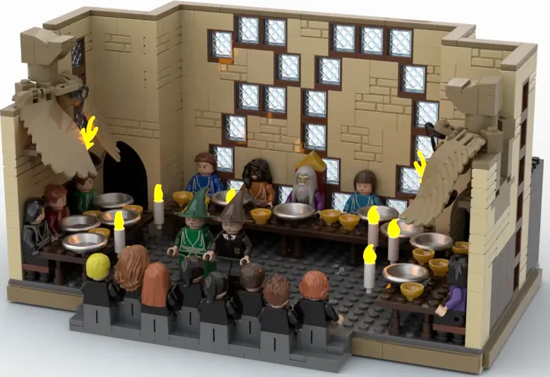 LEGO IDEAS - Celebrate 20 years of magic with LEGO Harry Potter™! - Argus  Filch and the Wall of Educational Decrees