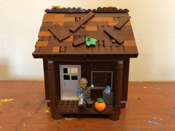 lego fishing cabin