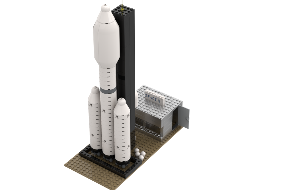 LEGO IDEAS - SpaceX Falcon 9 Rocket Complete Set