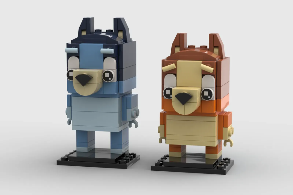 LEGO IDEAS Bluey And Bingo BrickHeadz