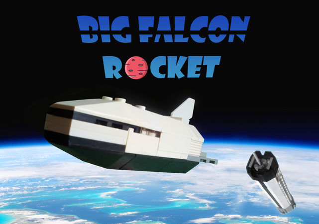 lego spacex rocket