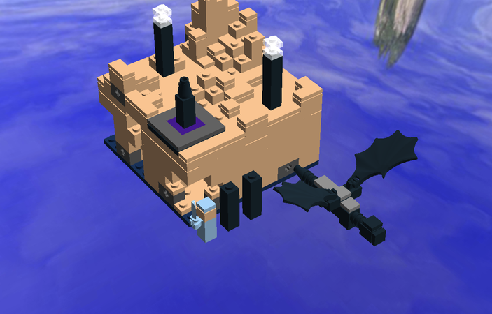 lego minecraft micro world the end