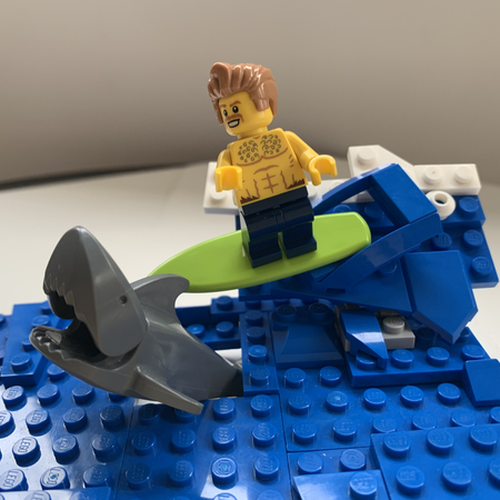 lego shark man