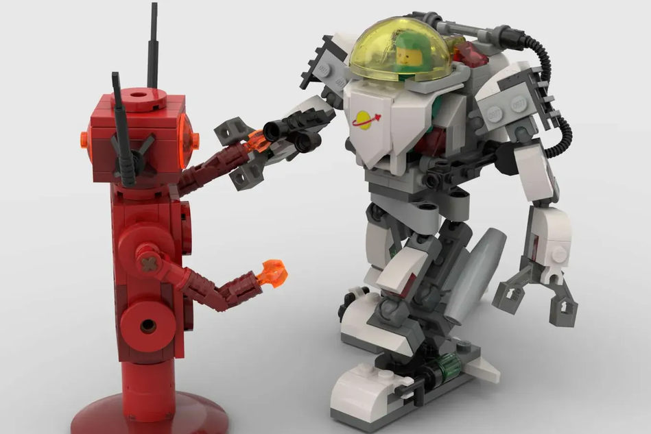 Lego space online robot