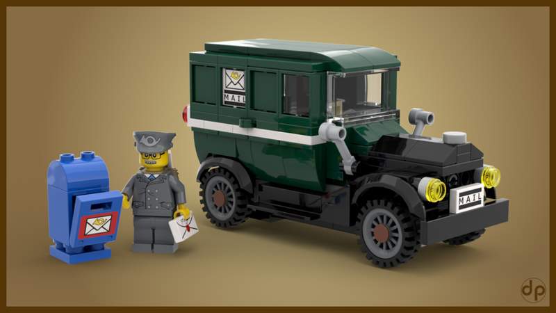 lego mail truck