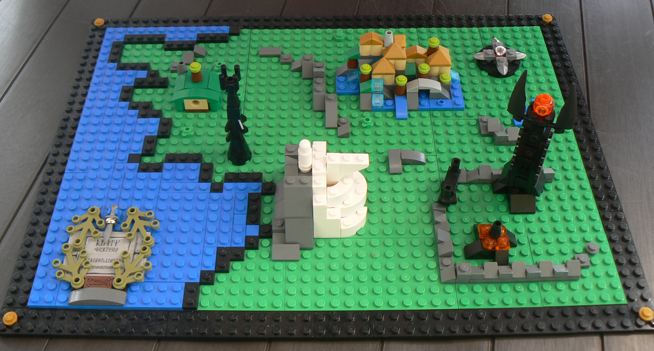 LEGO IDEAS The Lord of the Rings Middle Earth Map