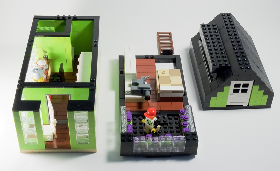 Little lego houses hot sale