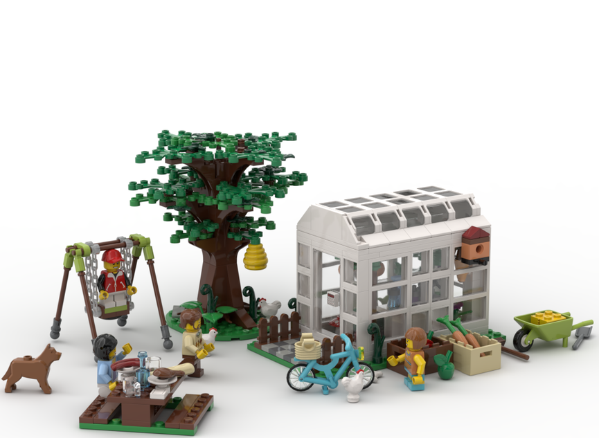 LEGO IDEAS - The Garden and Greenhouse