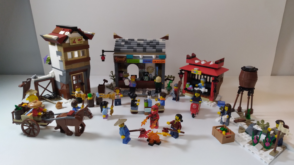 Ninjago village best sale