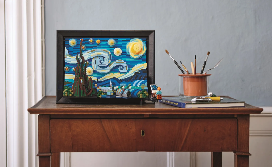 This New Lego Set Is Inspired by Vincent van Gogh's Famous 'The Starry  Night' Painting